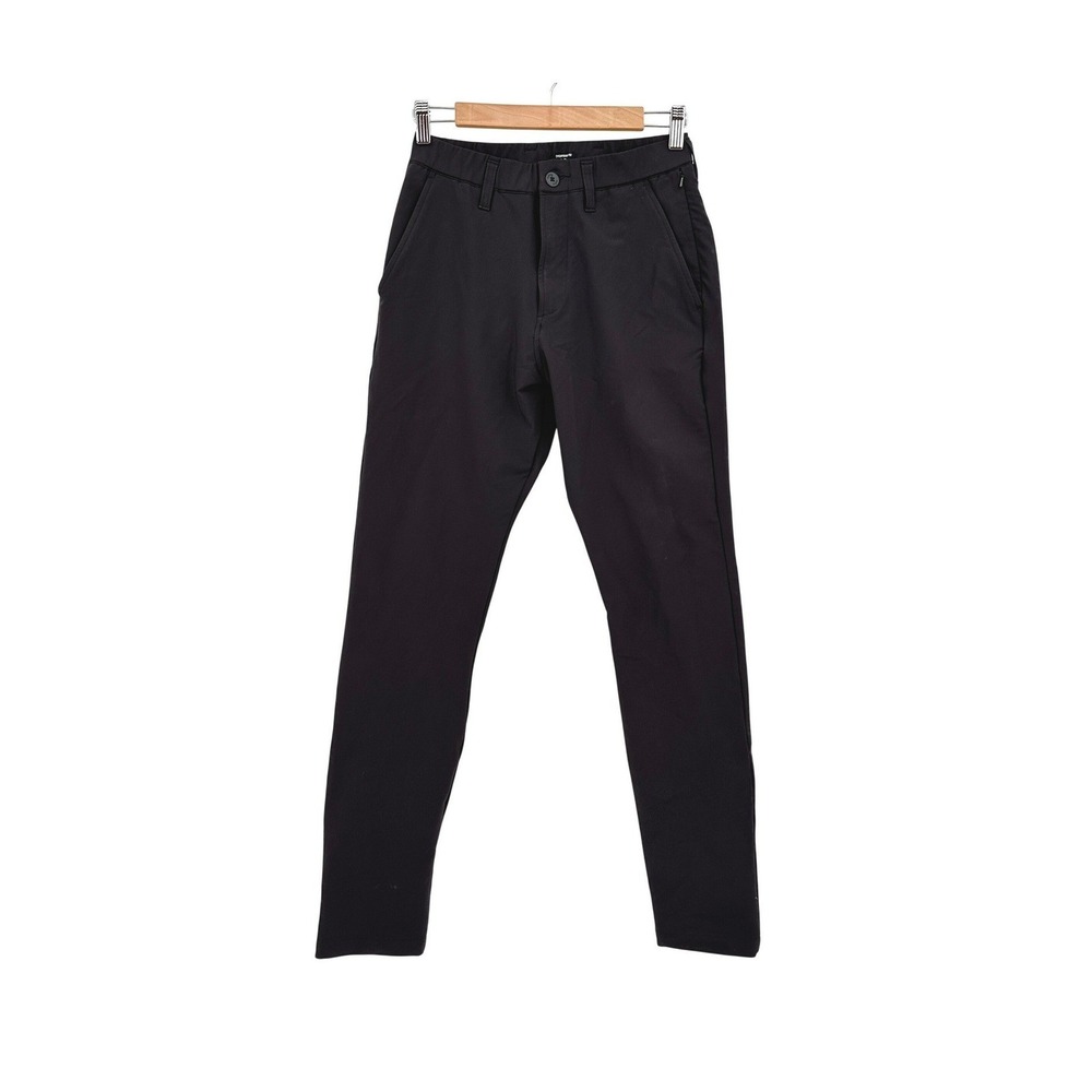 Rapha Loopback Trousers Contemporary Fit Black Cycling Commuter Pants 28W 32L